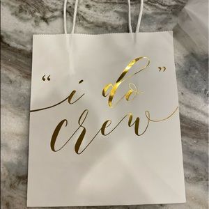 I Do Crew paper bags